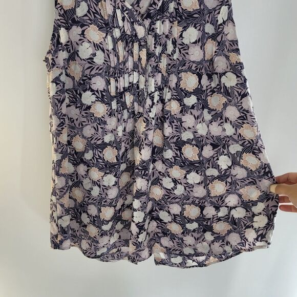 A pea in the pod sleeveless floral blouse maternity - Picture 7 of 9